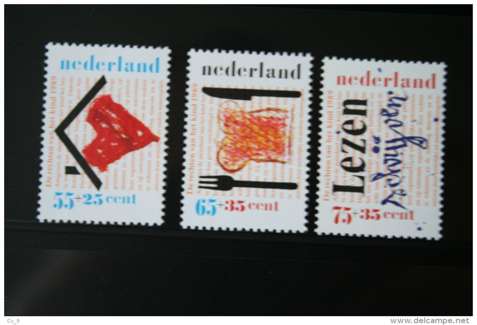 Kinderzegels, Child Welfare Kinder Enfant NVPH 1435-1437 (Mi 1371-1373); 1989 POSTFRIS / MNH ** NEDERLAND / NIEDERLANDE - Neufs