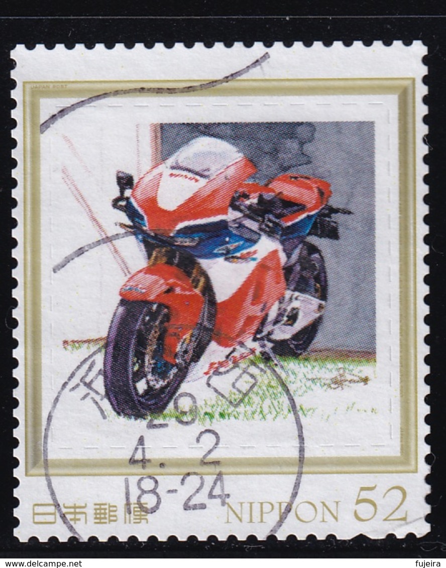 Japan Personalized Stamp, Motorbike (jpu8651) Used - Used Stamps