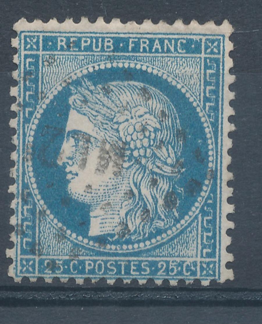 N°60C TYPE III VARIETE MARQUER AU VERSO. - 1871-1875 Cérès