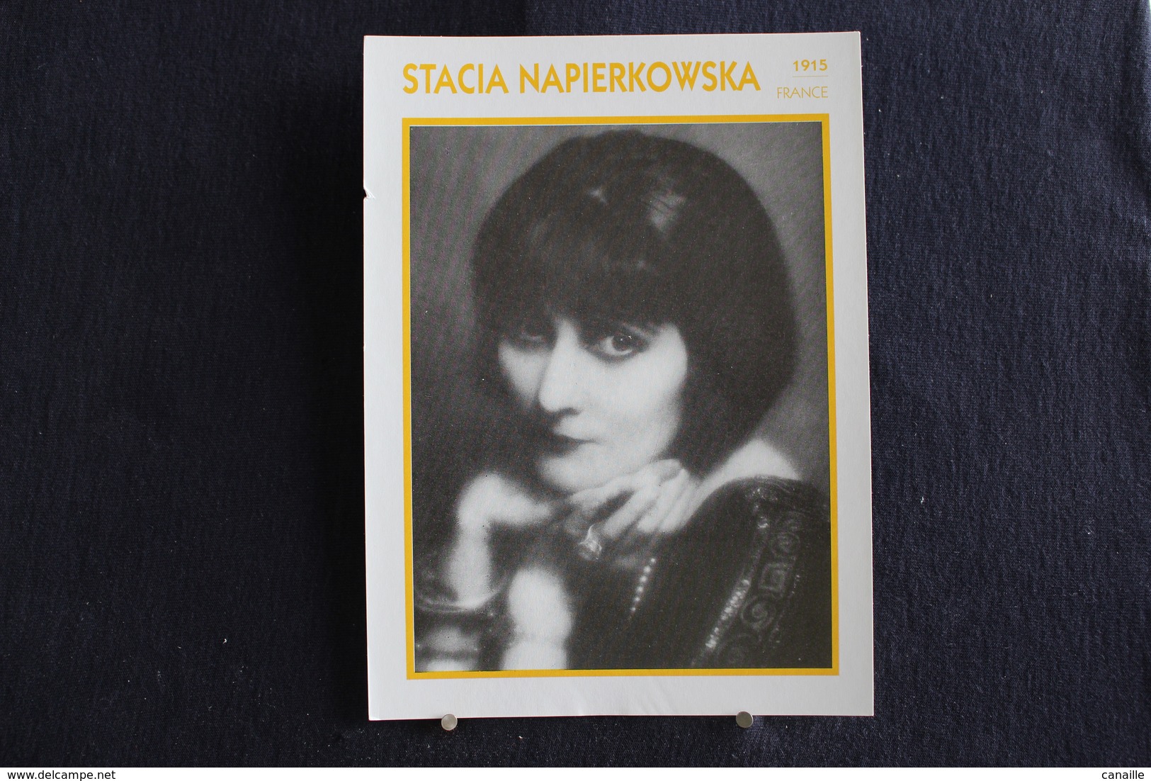 Sp-Actrice, Française, D'origine Polonaise,  1915 - Stacia Napierkowska Née En 1891 à Paris, Morte En 1945 à Paris. - Acteurs