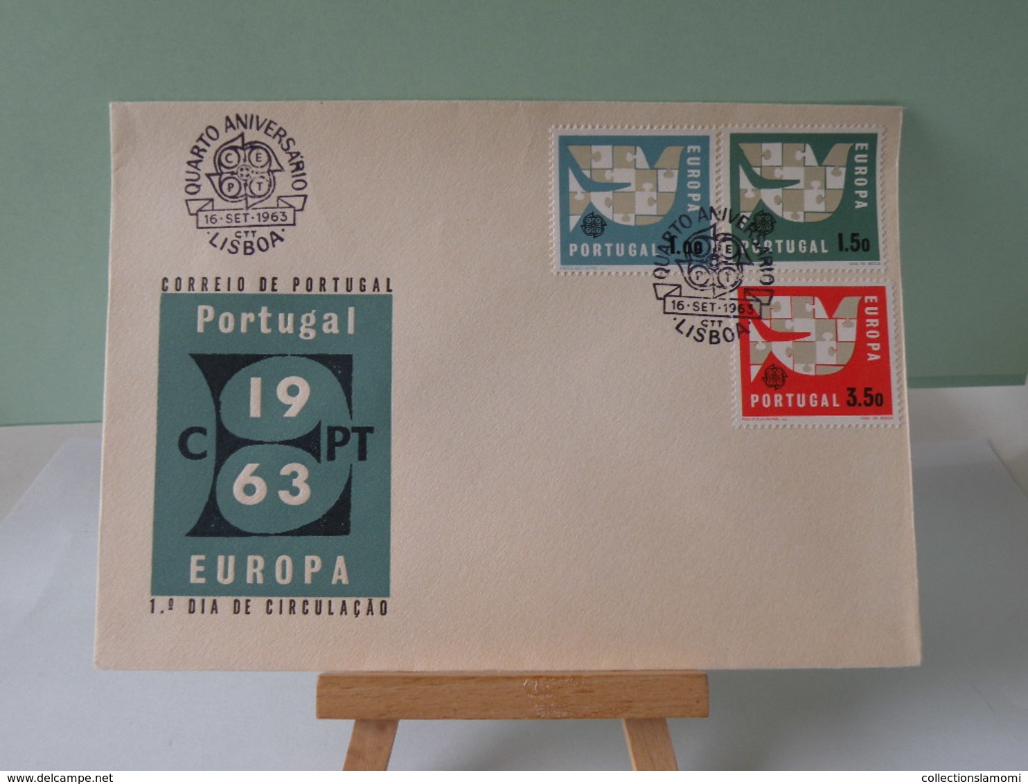 Europa CEPT 1963 - Ausgabetag - 16.9.1963 FDC 1er Jour Coté ..€ - Lettres & Documents