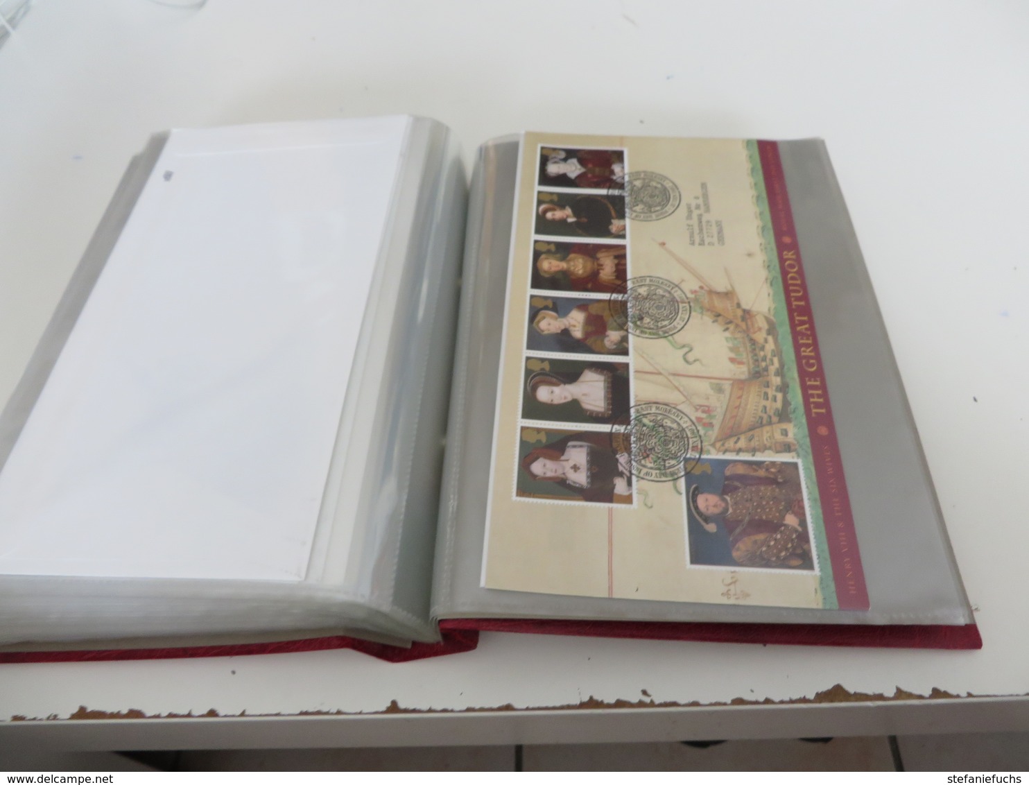 GROßBRITANNIEN  1992  bis 1997  /   Posten  F D C  -  BELEGE  im  BINDER