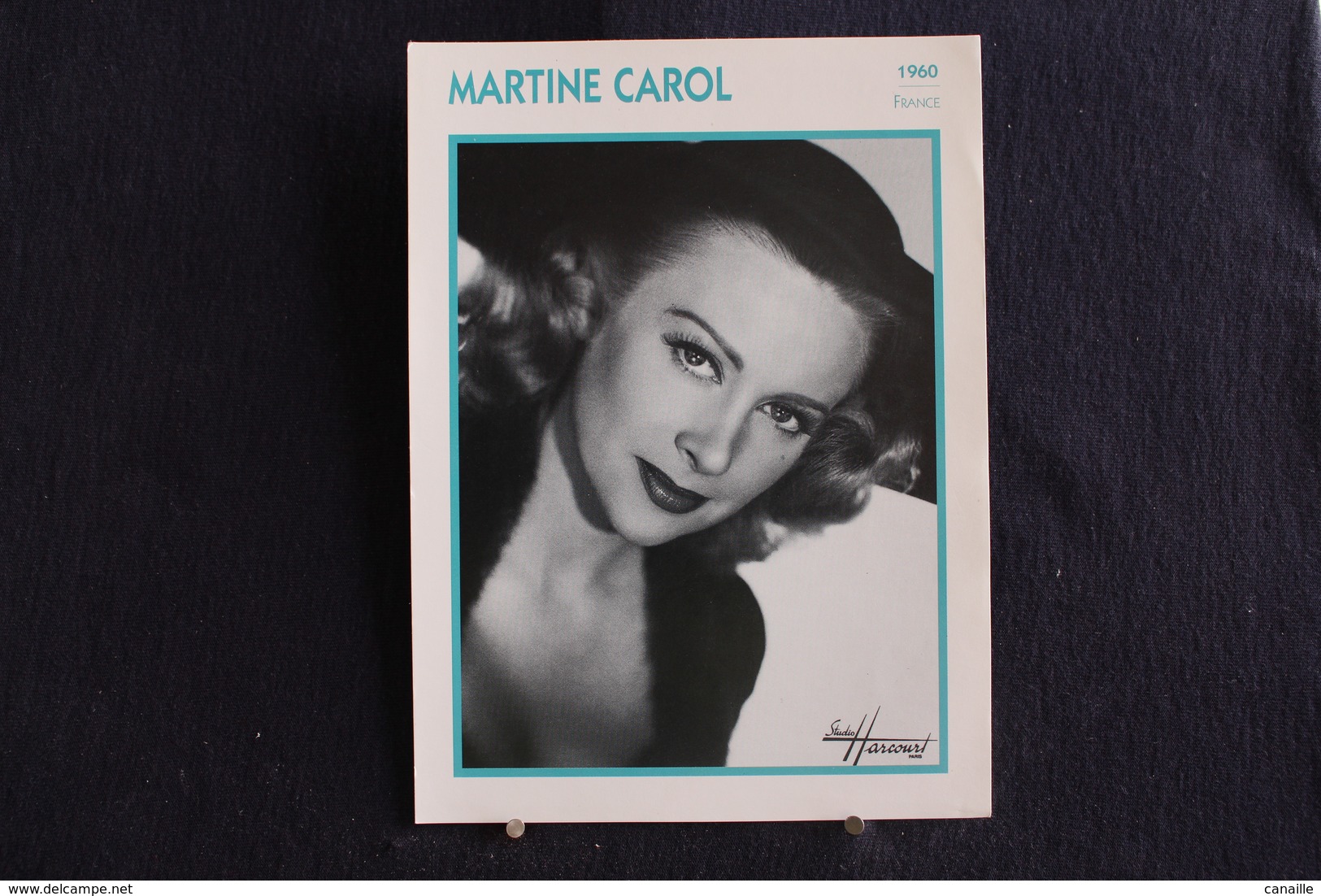 Sp-Actrice, Française,1960 - Martine Carol,née En 1920 à Saint-Mandé (Val-de-Marne),morte En 1967à Monte-Carlo (Monaco) - Schauspieler