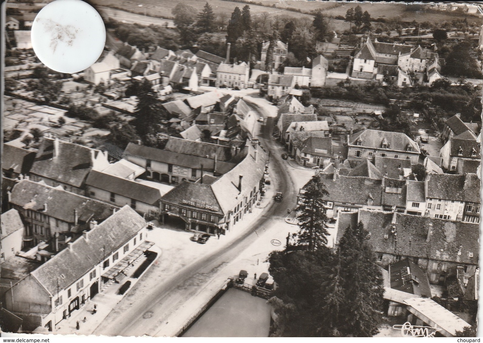 21 -Très Belle Carte Postale Semi Moderne De   SAULIEU     Vue Aérienne - Saulieu