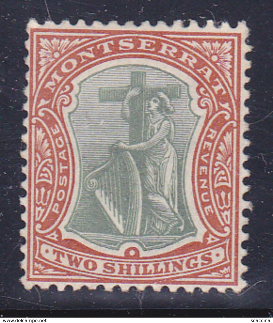 Montserrat 1903   Re  Edward VII  Gibbons N° 21 MLH * - Montserrat