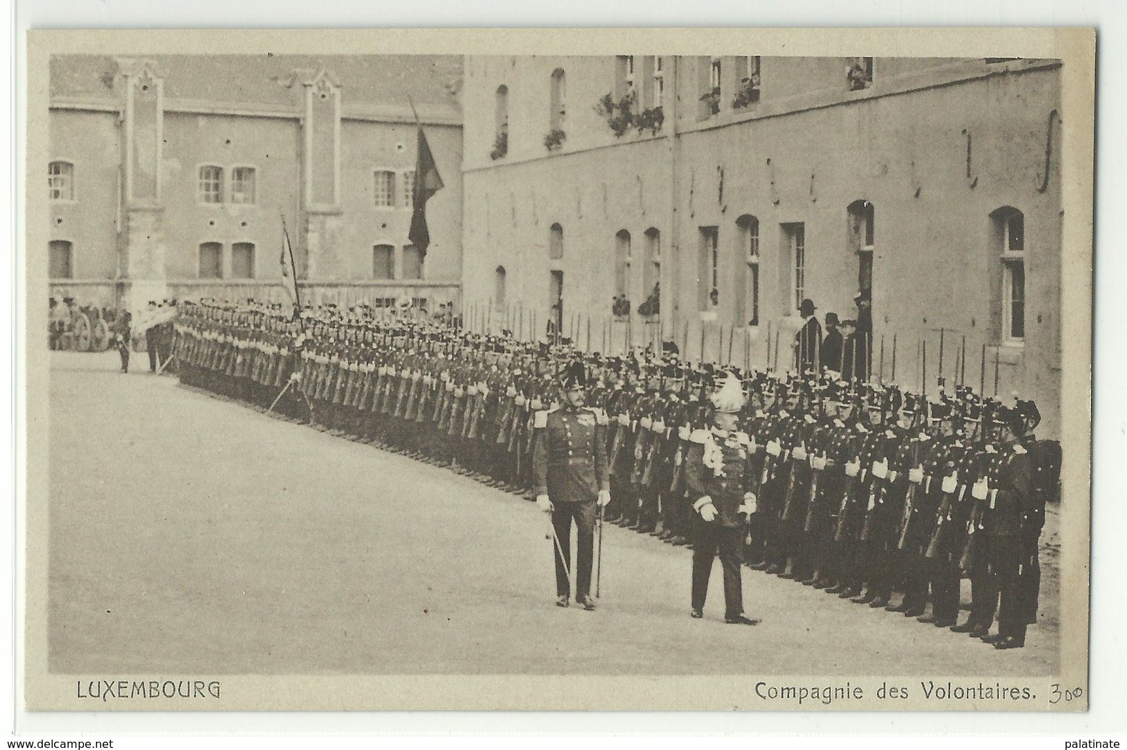 Luxembourg Compagnie Des Volontaires Um 1910 - Sonstige & Ohne Zuordnung