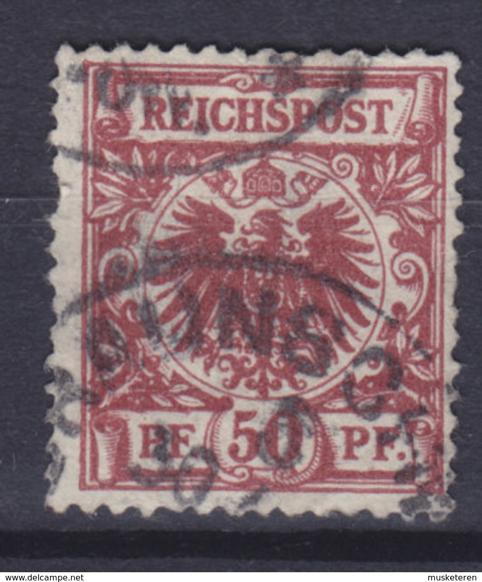 Germany Reichspost 1889 Mi. 50b     50 Pf. Reichsadler Im Kreis (Rötlichbraun) Cote €30,- - Gebraucht