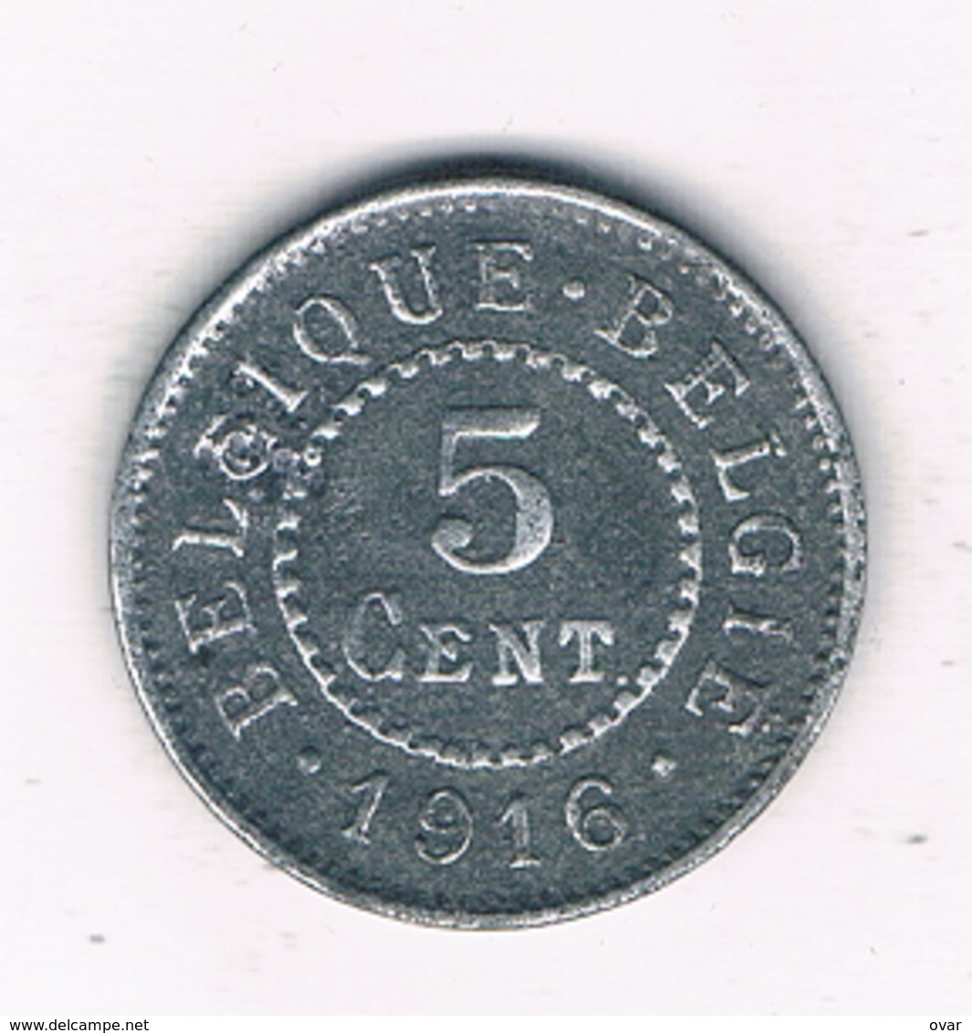 5 CENTIMES  1916 BELGIE 6213/ - 5 Centimes