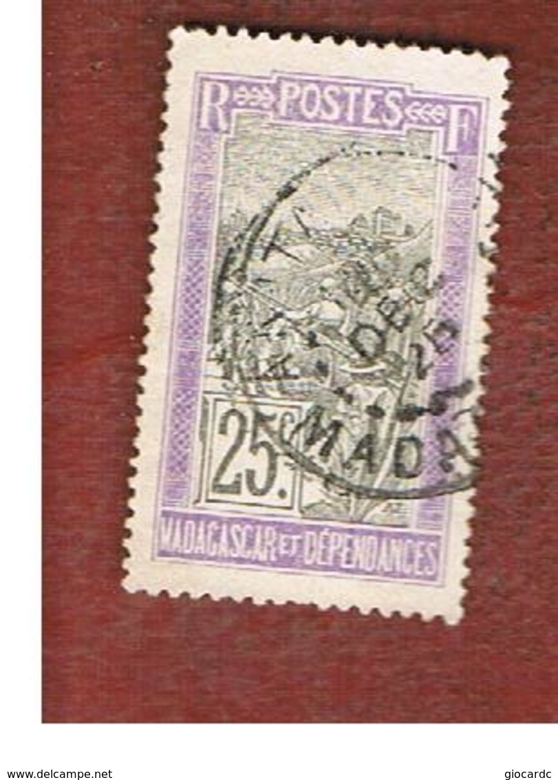 MADAGASCAR -  MI 154 -   1922 FILANZANE TRANSPORT   -  USED° - Usati