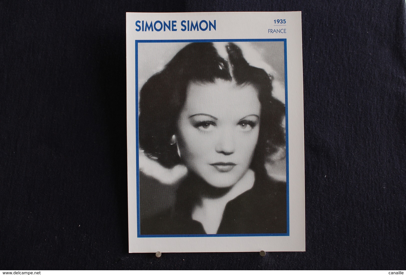 Sp-Actrice,française,1935 - Simone Simon - Née Le 23 Avril 1911 à Marseille, Morte Le 22 Février 2005 à Paris ,france. - Acteurs