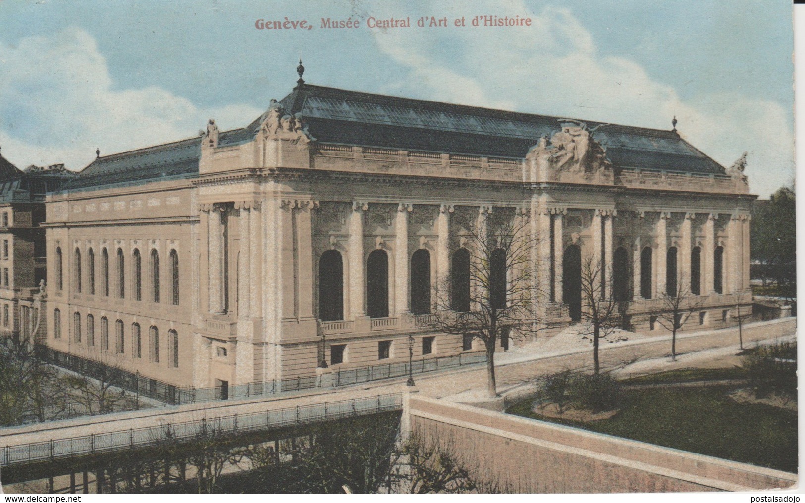 (CH1246) GENEVE. MUSEE CENTRAL D'ART ET D'HISTOIRE ... UNUSED - Genève