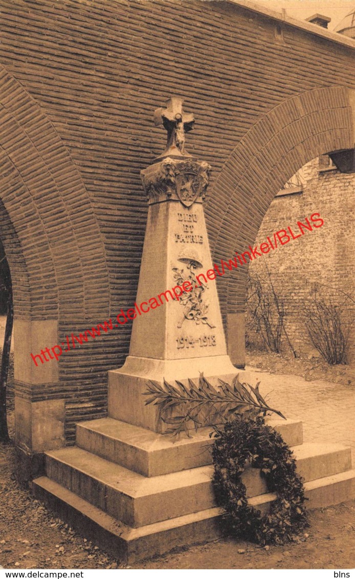 Institut Sainte-Marie - Monument à La Mémoire Des 65 Anciens élèves Morts Pour La Patrie - Schaarbeek - Schaarbeek - Schaerbeek