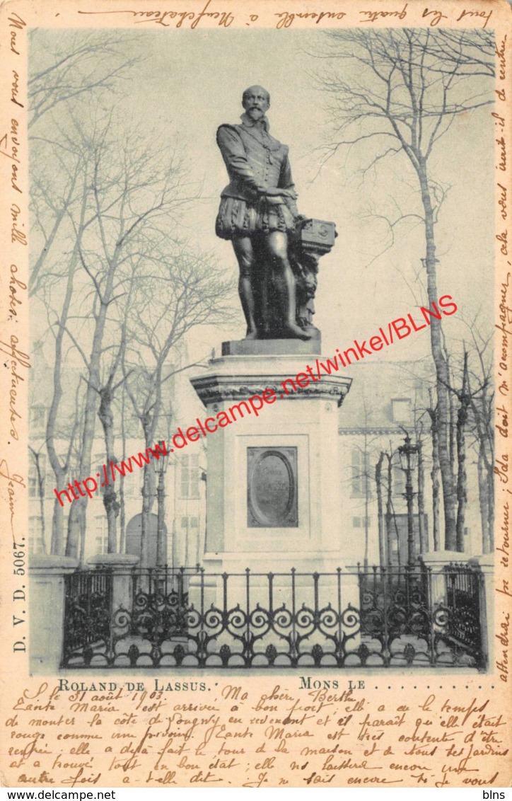 1903 Monument Roland De Lassus - D.V.D. 5067 - Mons - Mons