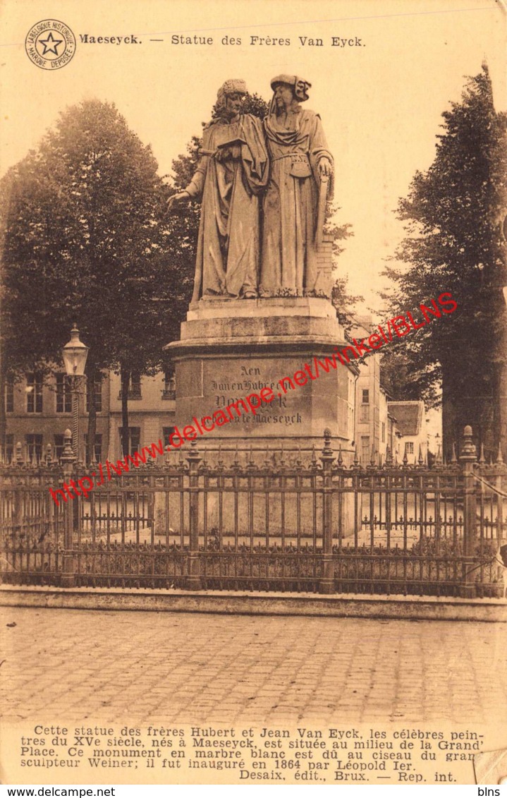 Statue Des Frères Van Eyck - Maaseik - Maaseik