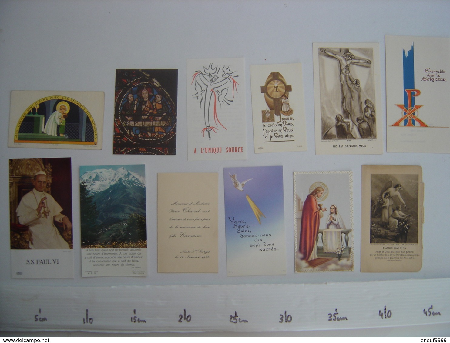 Lot IMAGES PIEUSES Holy Card Santini Religion Catholique COMMUNION Eglise 2 - Religion & Esotérisme