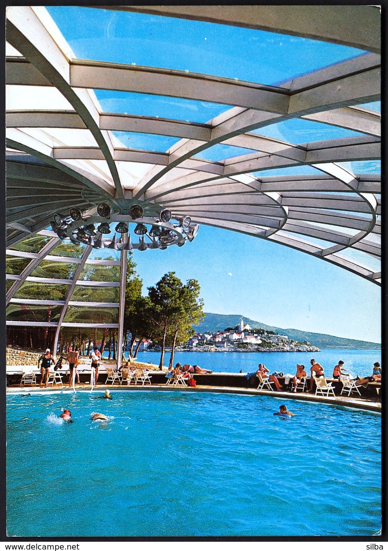 Croatia Primosten 1976 / Hotel Adriatic, Swimming Pool - Croatia