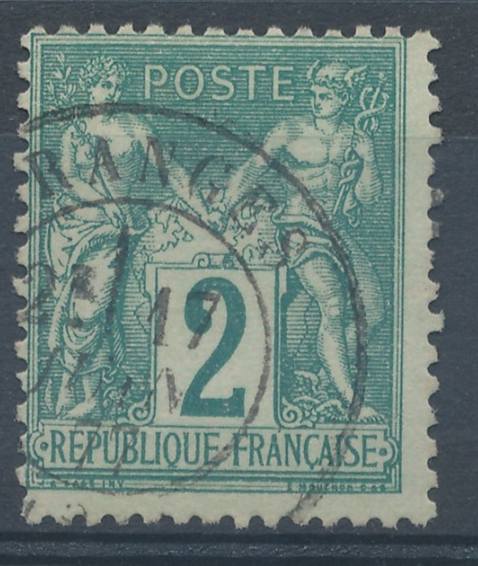 N°74 NUANCE ET OBLITERATION. - 1876-1898 Sage (Type II)