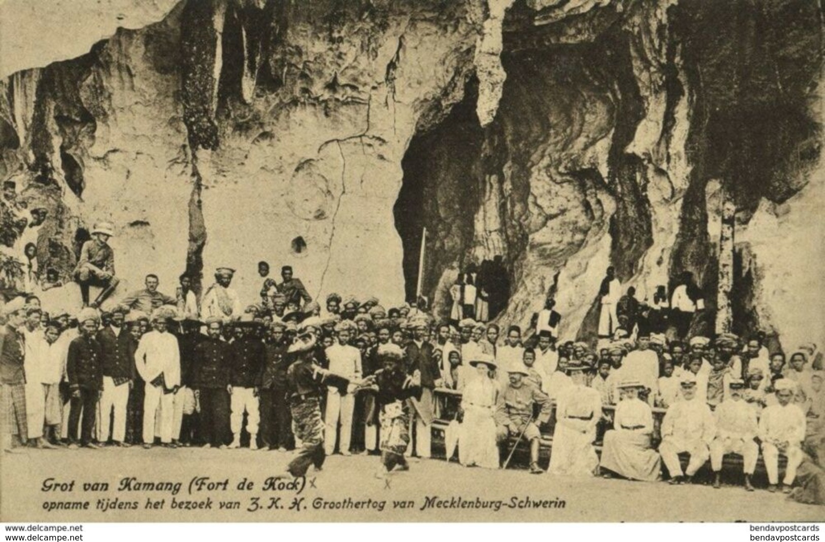 Indonesia SUMATRA, FORT DE KOCK, Kamang Cave, Grand Duke Of Mecklenburg-Schwerin - Indonesia
