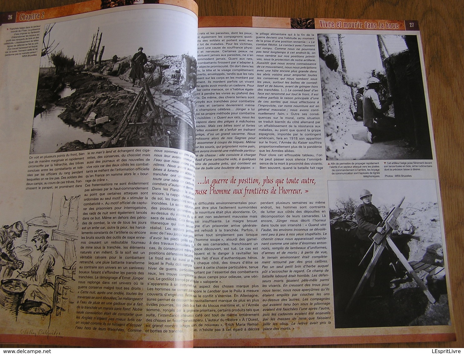 LIGNE DE FRONT Hors Série N° 1 Guerre 14 18  Poilus Tranchées Yser Ypres Verdun De Gaulle Fraternisations Arras Lille