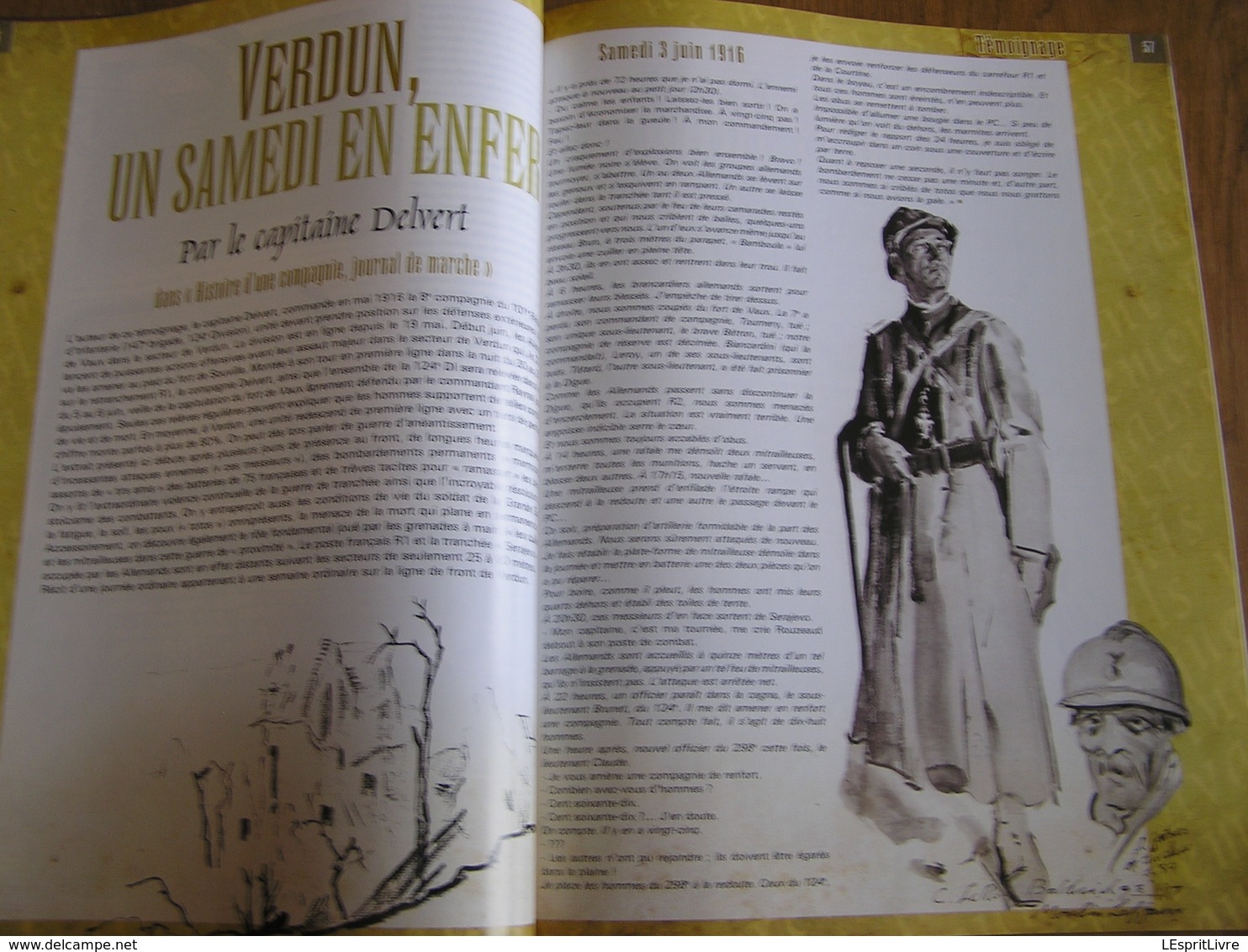 LIGNE DE FRONT Hors Série N° 1 Guerre 14 18  Poilus Tranchées Yser Ypres Verdun De Gaulle Fraternisations Arras Lille