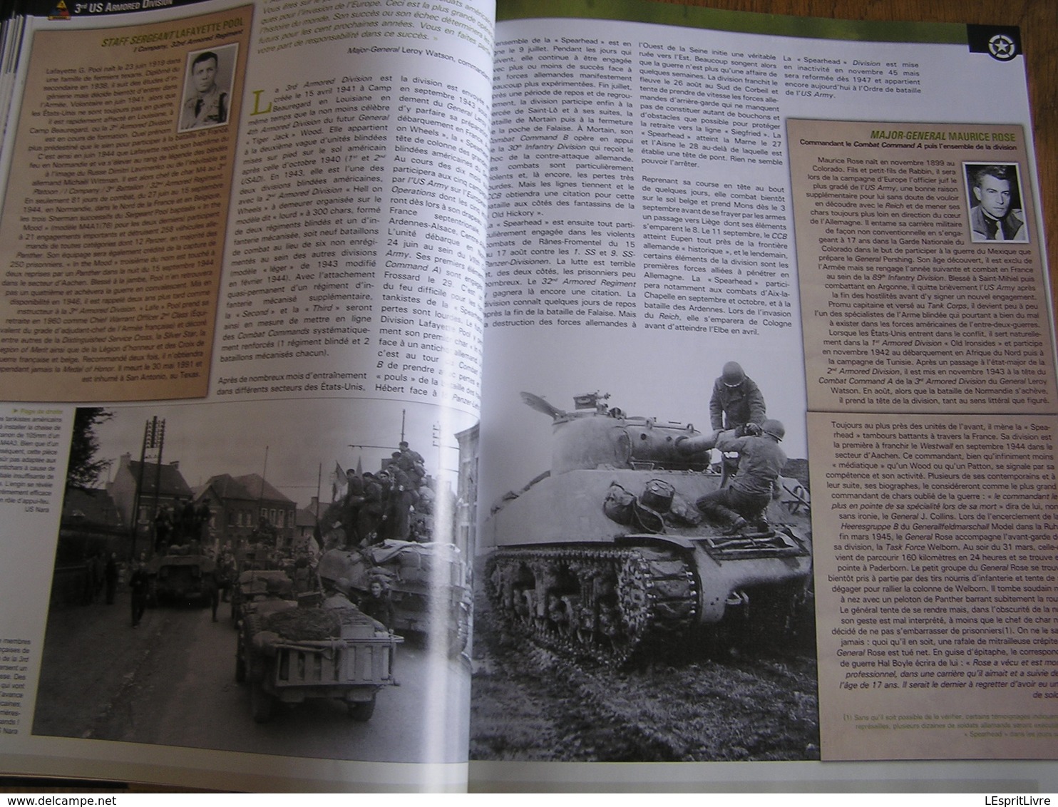 LIGNE DE FRONT Hors Série N° 5 Guerre 40 45 Divisions Blindées SS Panzer Division US Armoured 2 DB Pologne Britannique