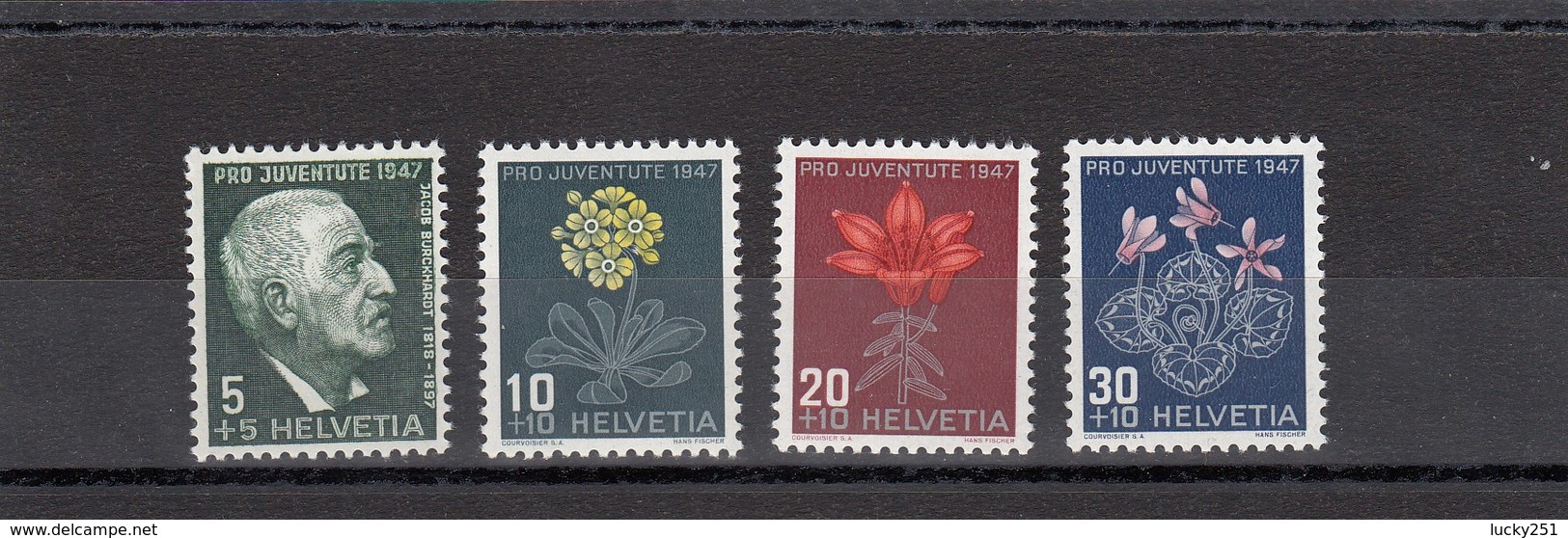 Suisse - 1947 - Neuf** - N° YT 445/448 - Pro Juventute - Nuevos