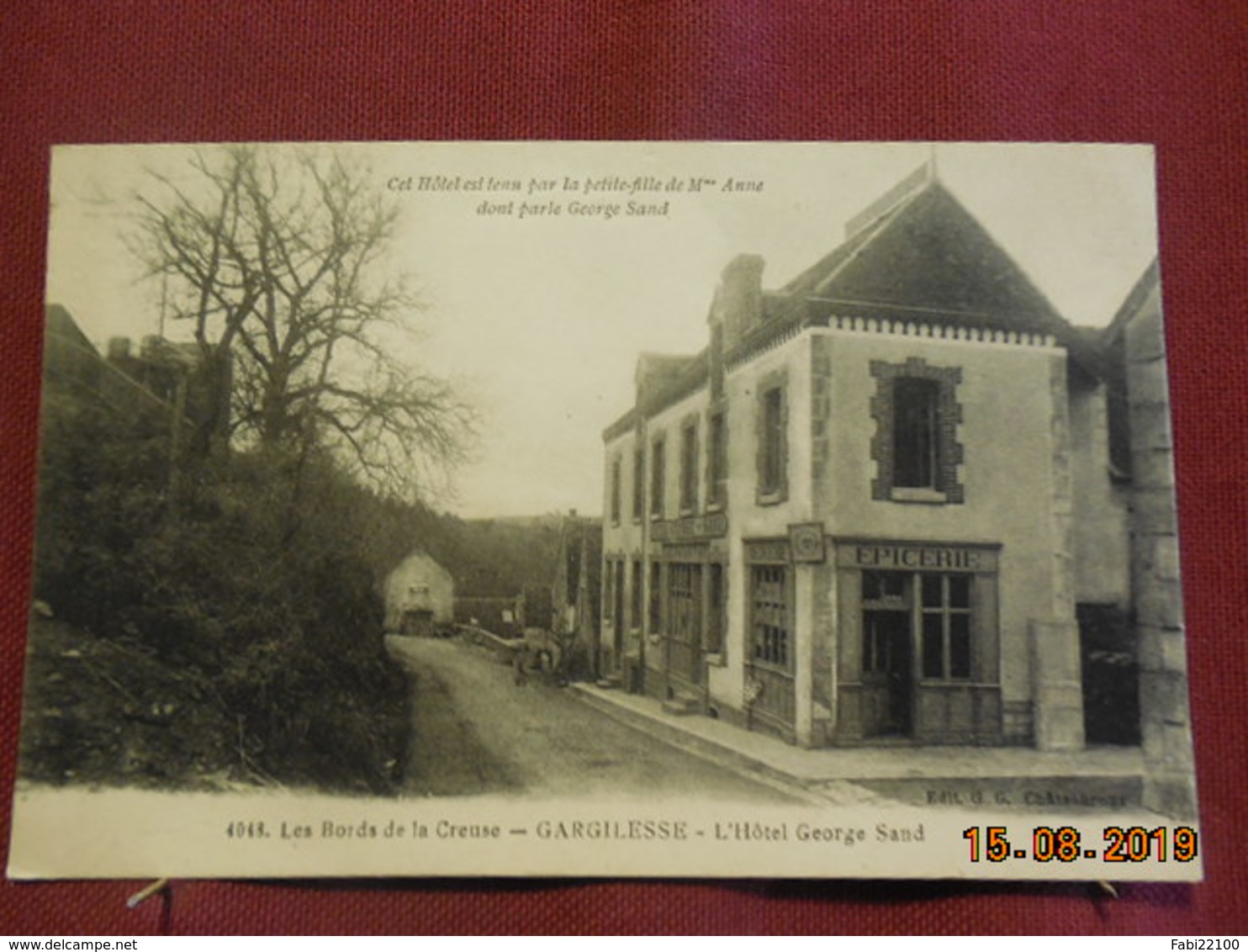 CPA - Gargilesse - L'Hôtel George Sand - Autres & Non Classés