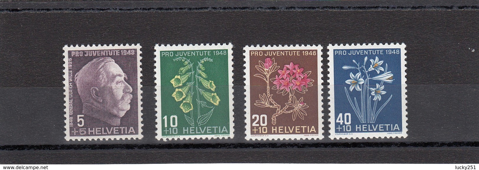 Suisse - 1948 - Neuf** - N° YT 467/470 - Pro Juventute - Neufs