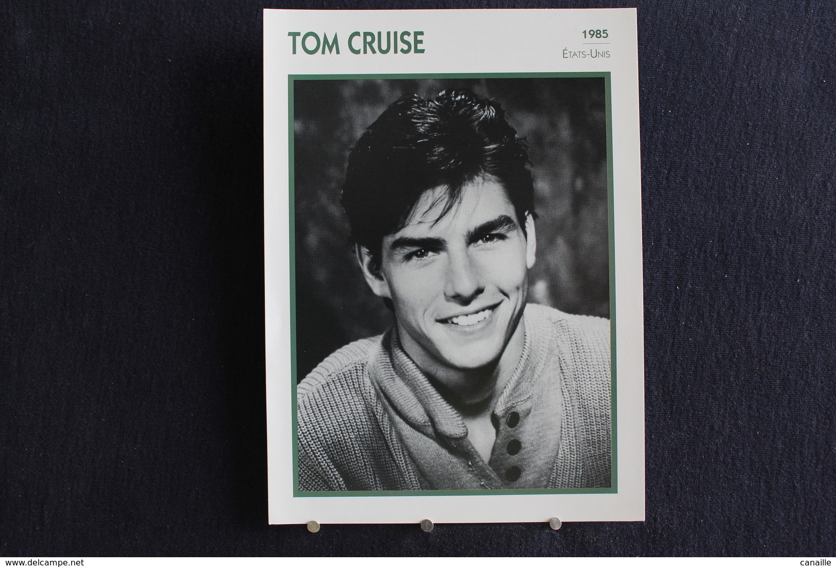 Sp-Acteur,1985 -Tom Cruise, Est Un Acteur Et Producteur De Cinéma Américain, Né En 1962 à Syracuse (New York). - Acteurs