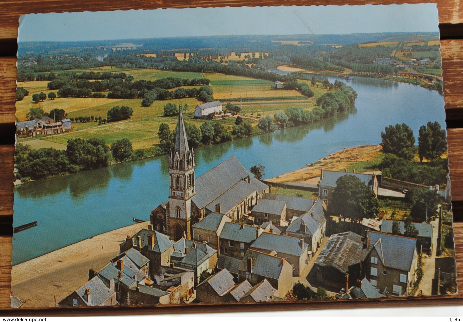 CHALONNES L EGLISE ET LA LOIRE - Chalonnes Sur Loire