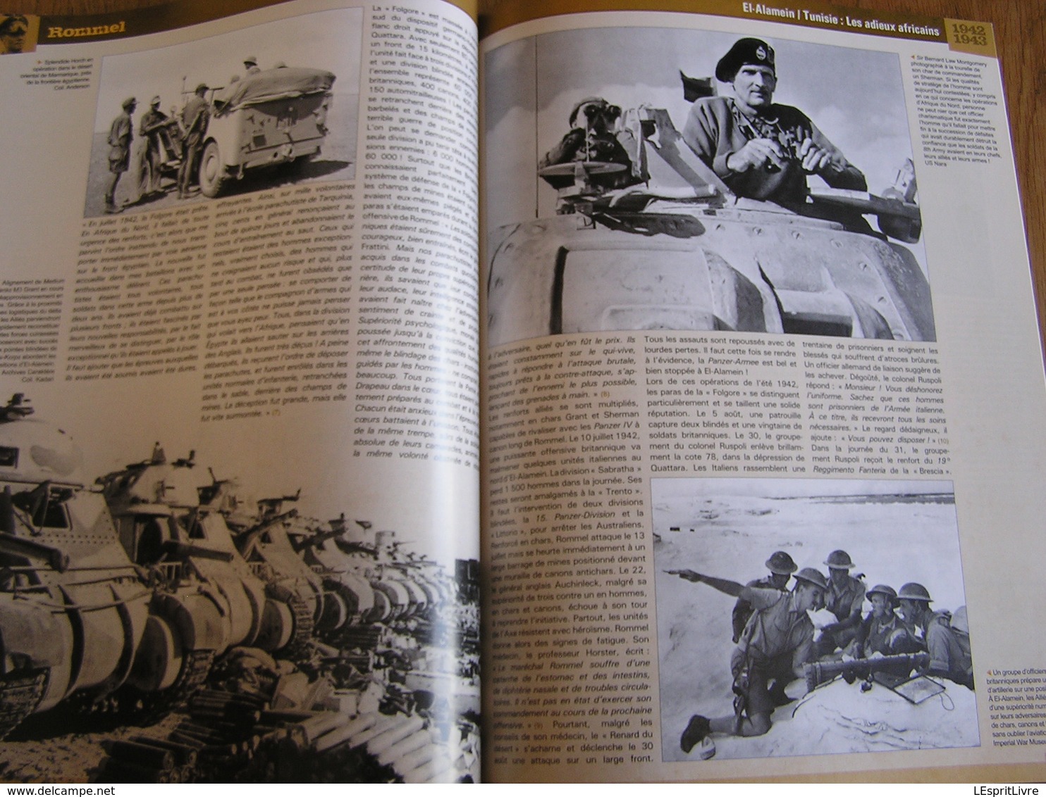 LIGNE DE FRONT Hors Série N° 6 Guerre 40 45 Rommel Meuse Bouvignes Ermeton Sur Biert Belgique Arras El Alamein Afrique