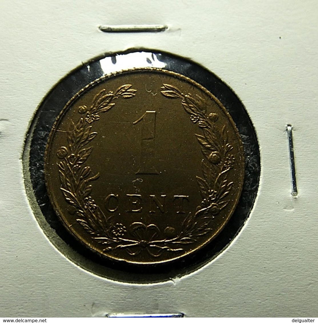 Netherlands 1 Cent 1902 Varnished - 1 Cent