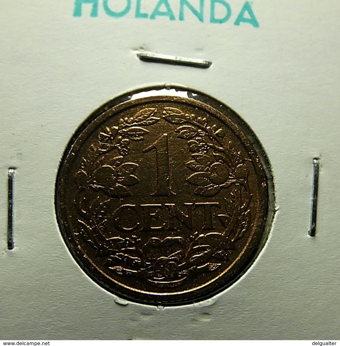 Netherlands 1 Cent 1919 Varnished - 1 Cent