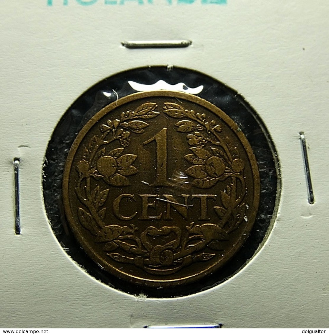 Netherlands 1 Cent 1921 Varnished - 1 Cent