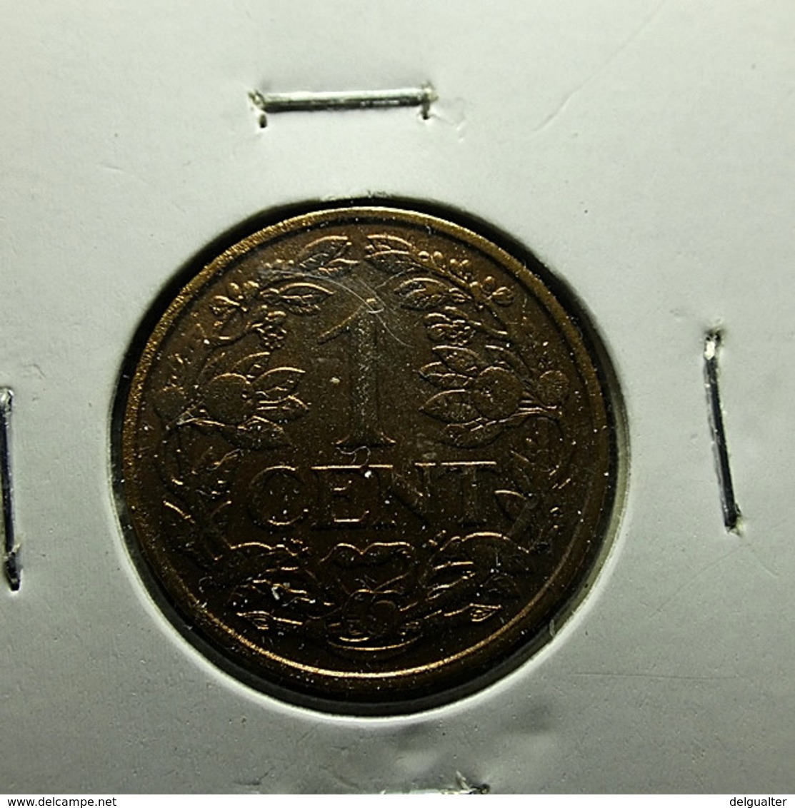 Netherlands 1 Cent 1928 Varnished - 1 Cent