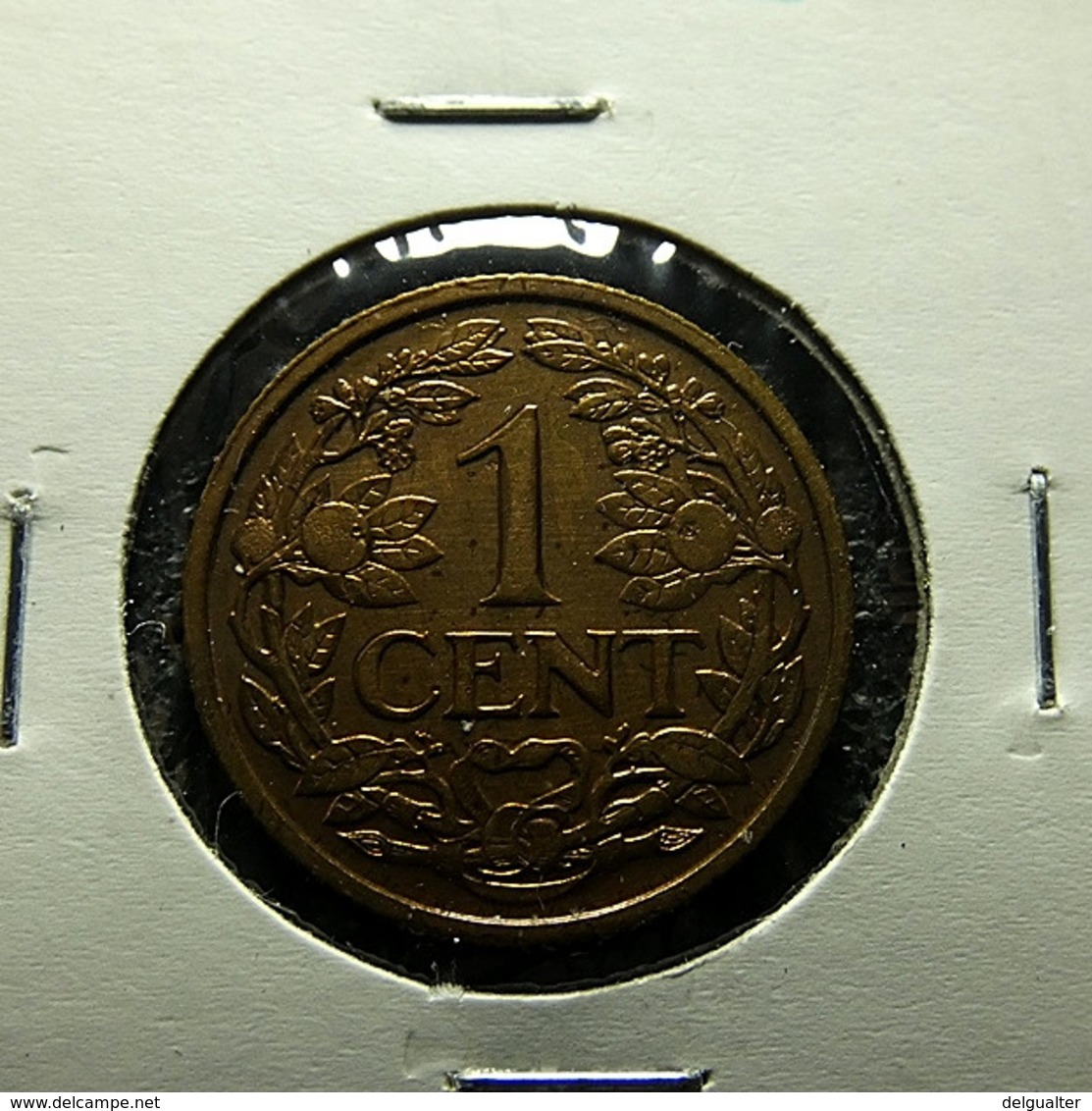 Netherlands 1 Cent 1929 Varnished - 1 Cent