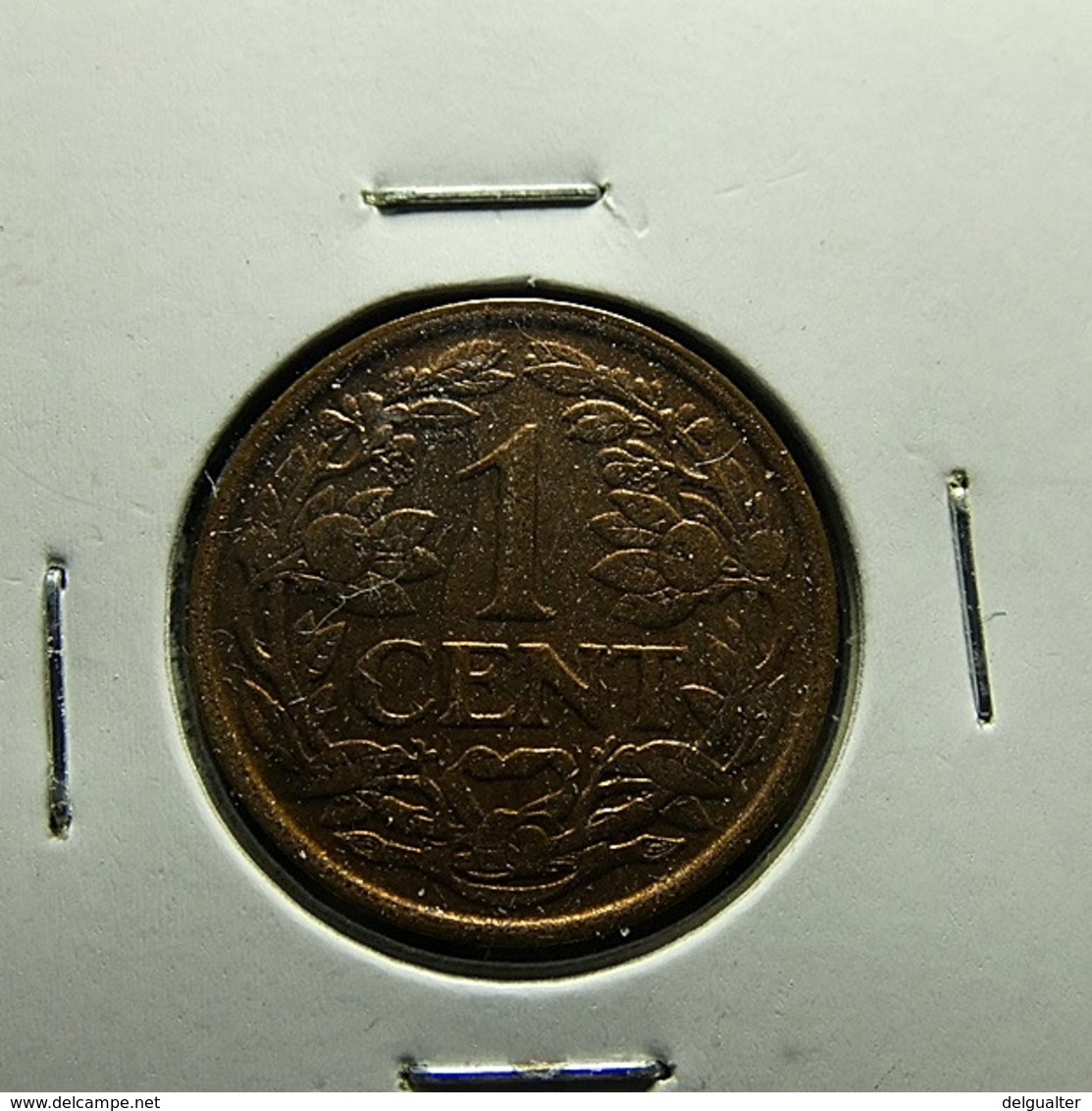 Netherlands 1 Cent 1937 Varnished - 1 Cent