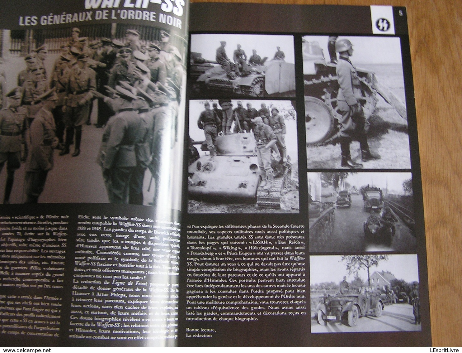 LIGNE DE FRONT Hors Série N° 13 Guerre 40 45 Waffen SS Les Généraux De L'Ordre Noir Nazi Allemand Hausser Eicke Witt - Guerre 1939-45