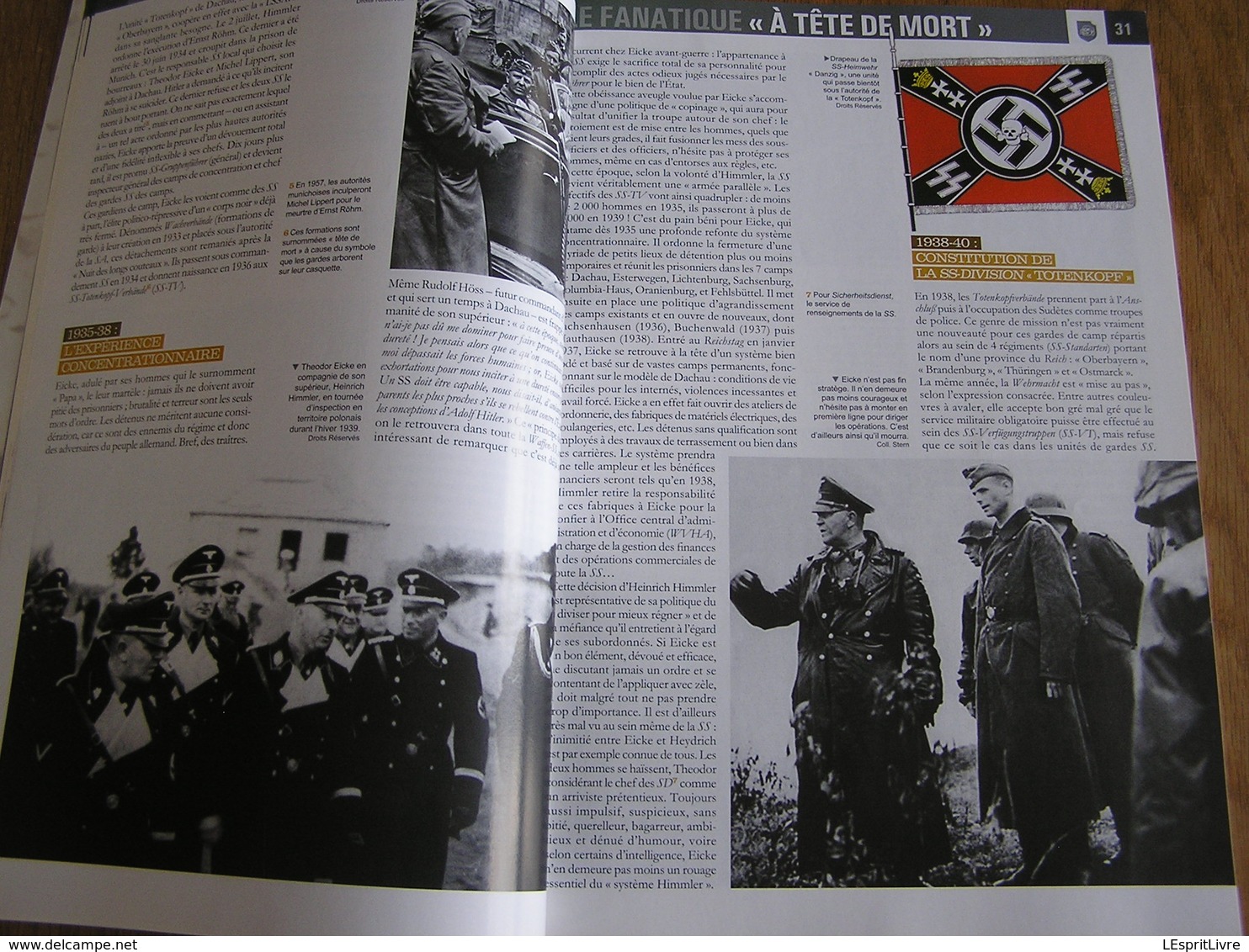 LIGNE DE FRONT Hors Série N° 13 Guerre 40 45 Waffen SS les Généraux de l'Ordre Noir Nazi Allemand Hausser Eicke Witt