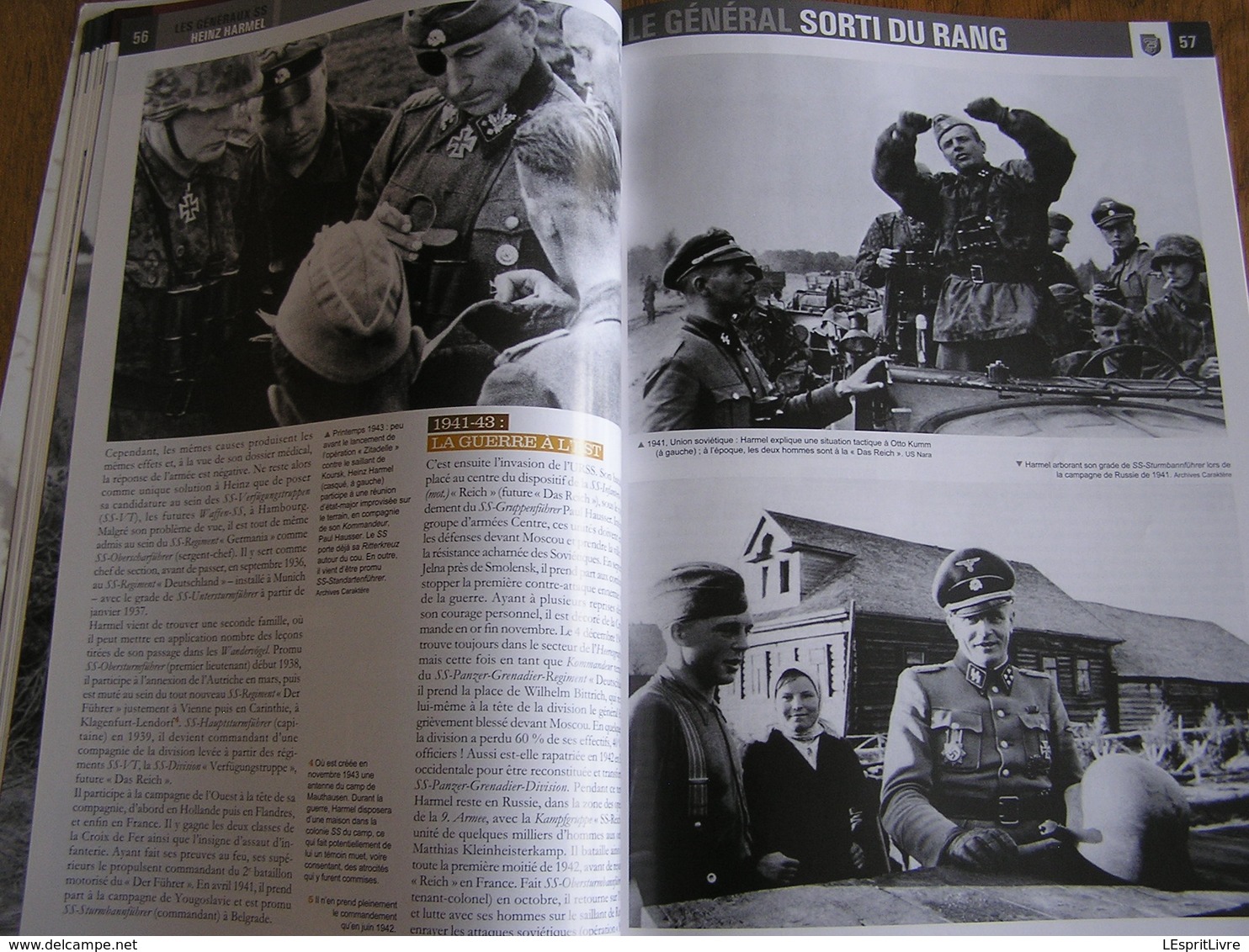 LIGNE DE FRONT Hors Série N° 13 Guerre 40 45 Waffen SS les Généraux de l'Ordre Noir Nazi Allemand Hausser Eicke Witt