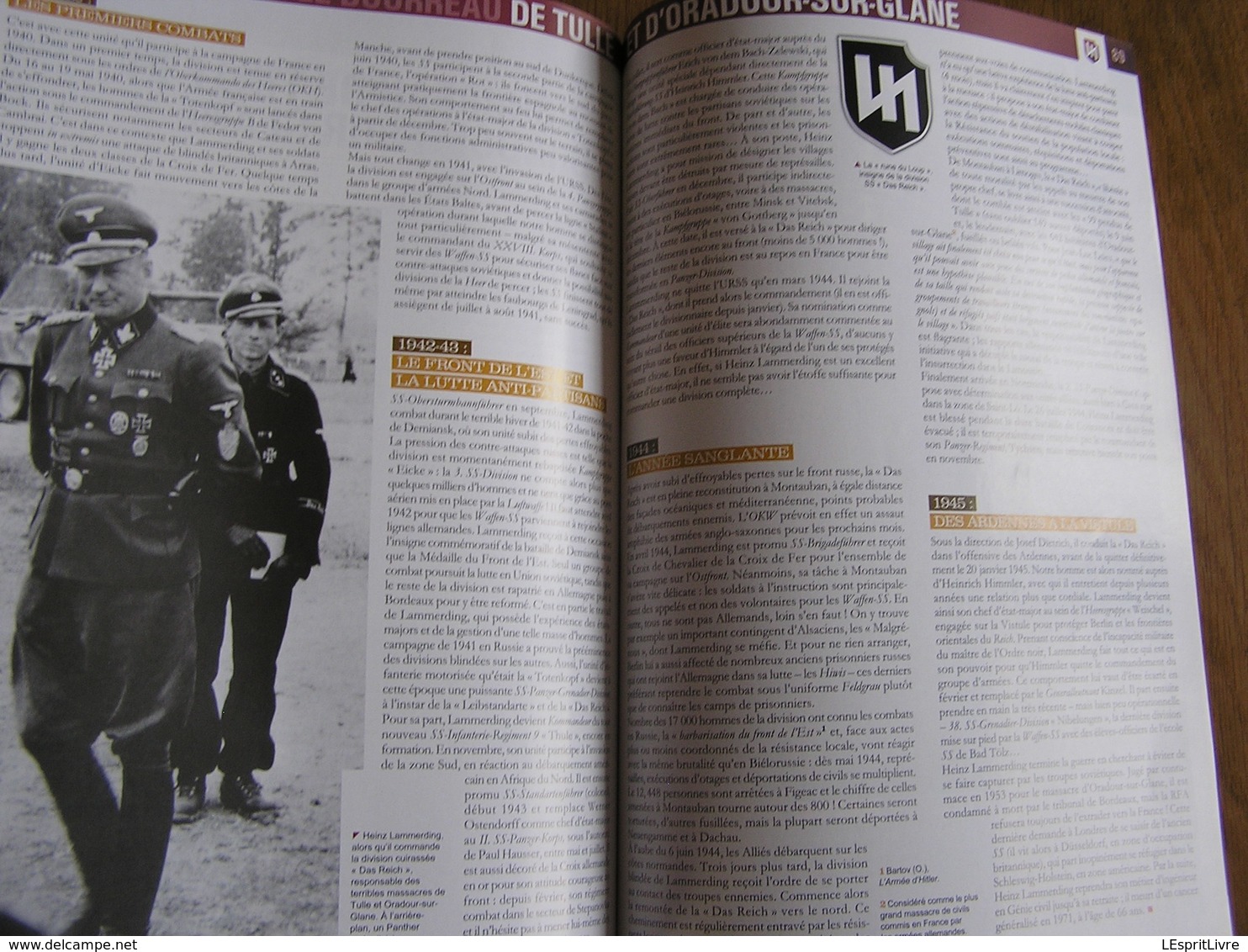 LIGNE DE FRONT Hors Série N° 13 Guerre 40 45 Waffen SS les Généraux de l'Ordre Noir Nazi Allemand Hausser Eicke Witt