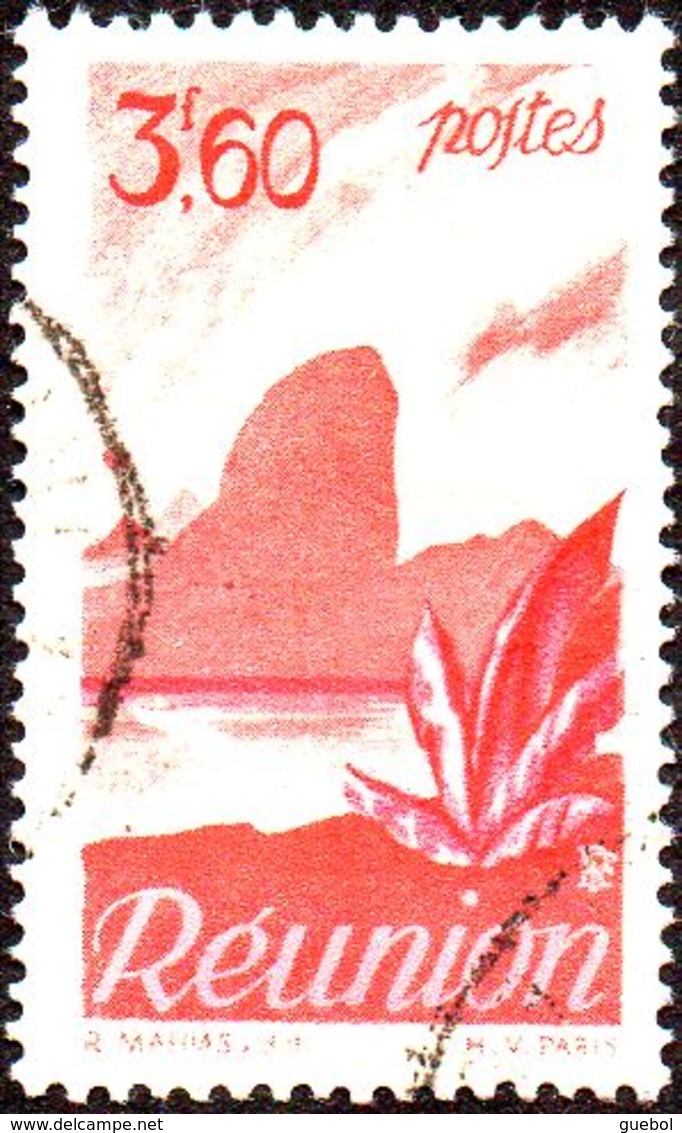 Réunion Obl. N° 273 - Détail De La Série émise En 1947 - 3f60 Rouge-brun Et Rose - Oblitérés