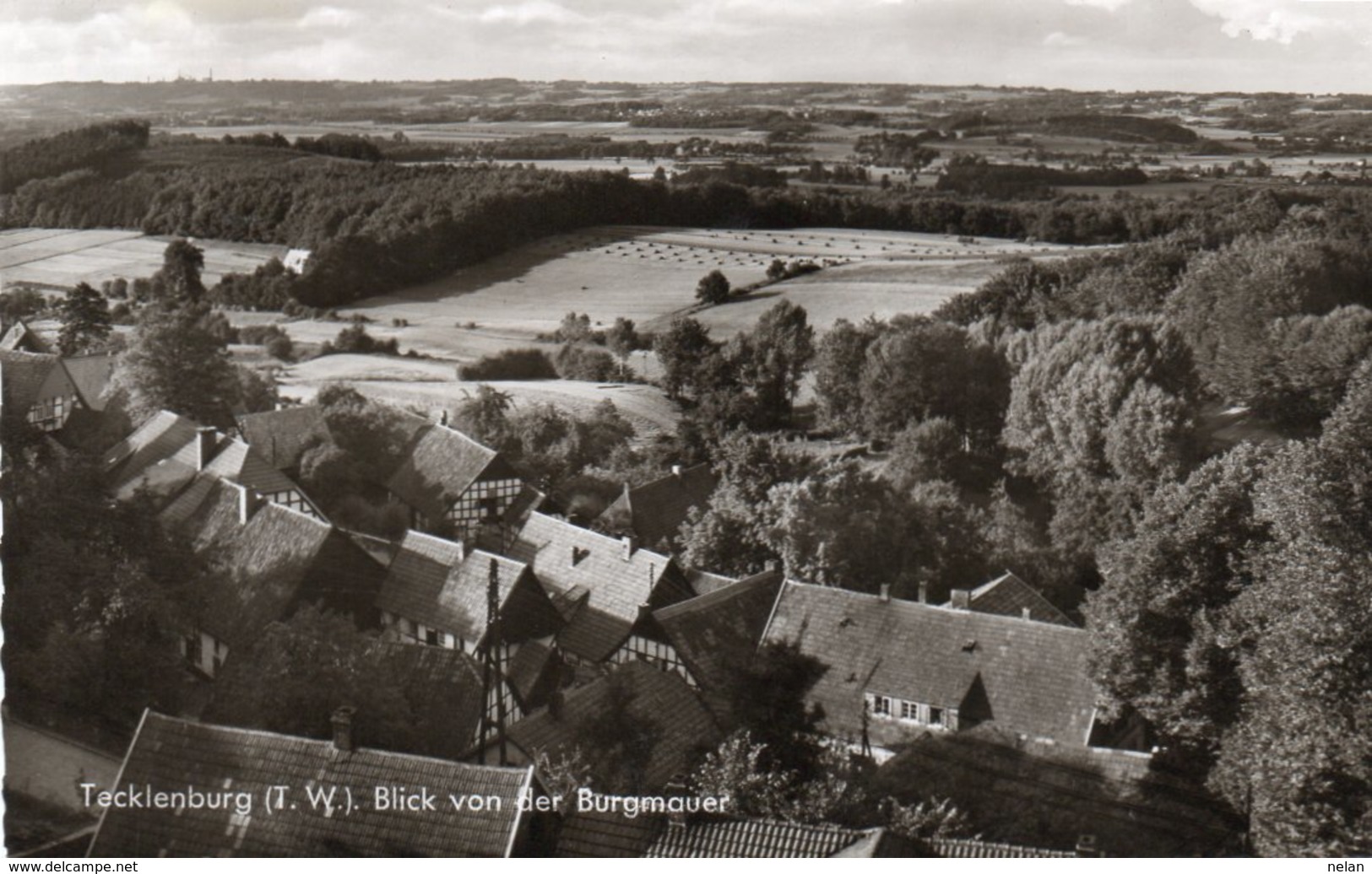 TECKLENBURG-BLICK VON DER BURGMAUER-REAL PHOTO-NON  VIAGGIATA - Steinfurt