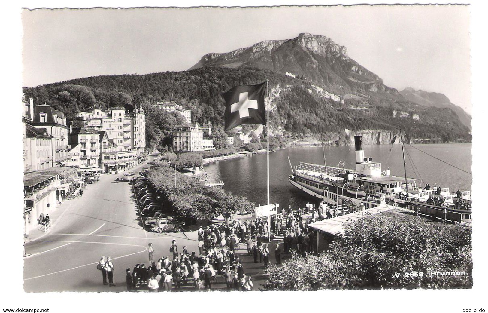 Schweiz - Brunnen - Dampfer - Schiff - Ship - Alte Ansicht - Sonstige & Ohne Zuordnung