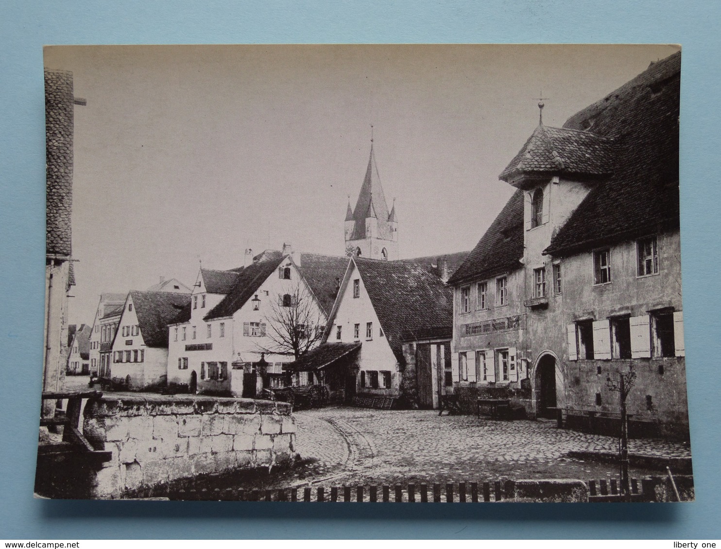 Markt FEUCHT Hauptstrasse Mit Gauchsbachbrücke UM 1898 ( Kopie Druck Schobert Nürnberg ) Anno 19?? ( See Photo ) ! - Nuernberg