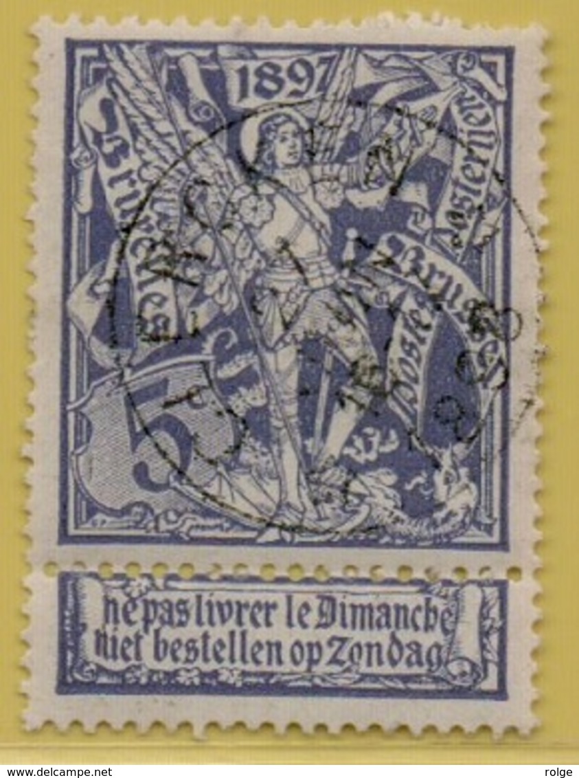 +MW-4248      *    CLERCKEN *   OCB 71  Sterstempel      COBA   + 30   ZELDZAAM OP DEZE UITGIFTE - 1894-1896 Expositions