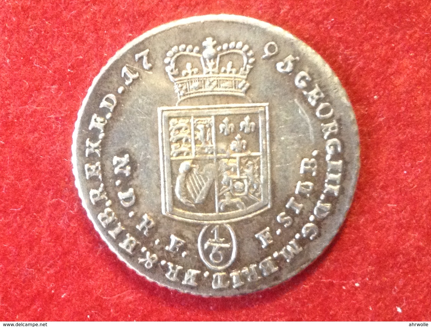 Münze 1/6 Taler Braunschweig Calenberg George III. Silber 1795 PLM KM 401 - Taler En Doppeltaler