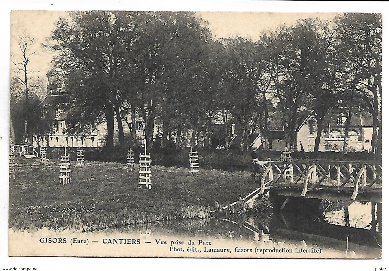 GISORS - CANTIERS - Vue Prise Du Parc - Gisors