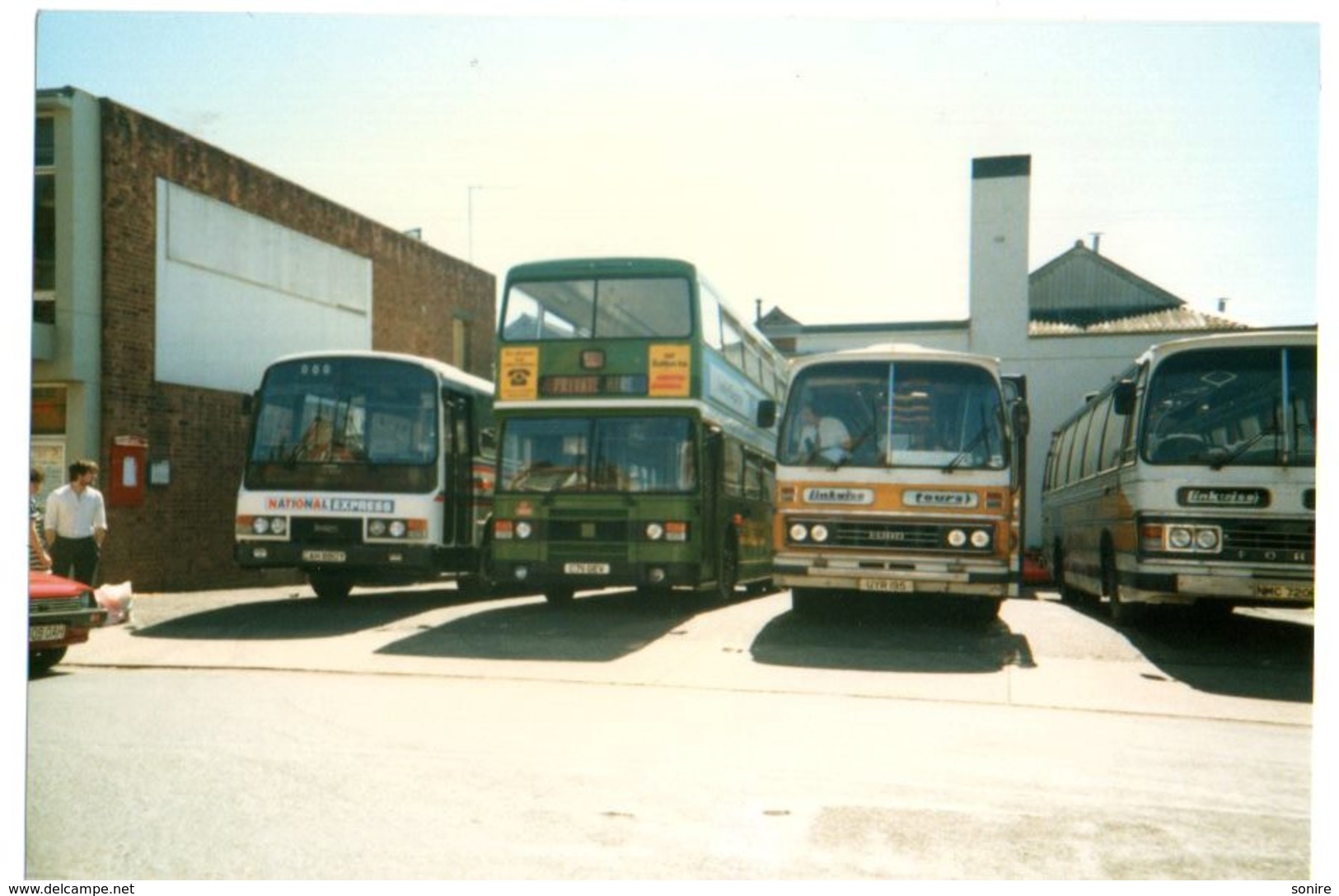 35mm ORIGINAL BUS PHOTO GARAGE LINKWISE TOURS NATIONAL EXPRESS - F090 - Other & Unclassified