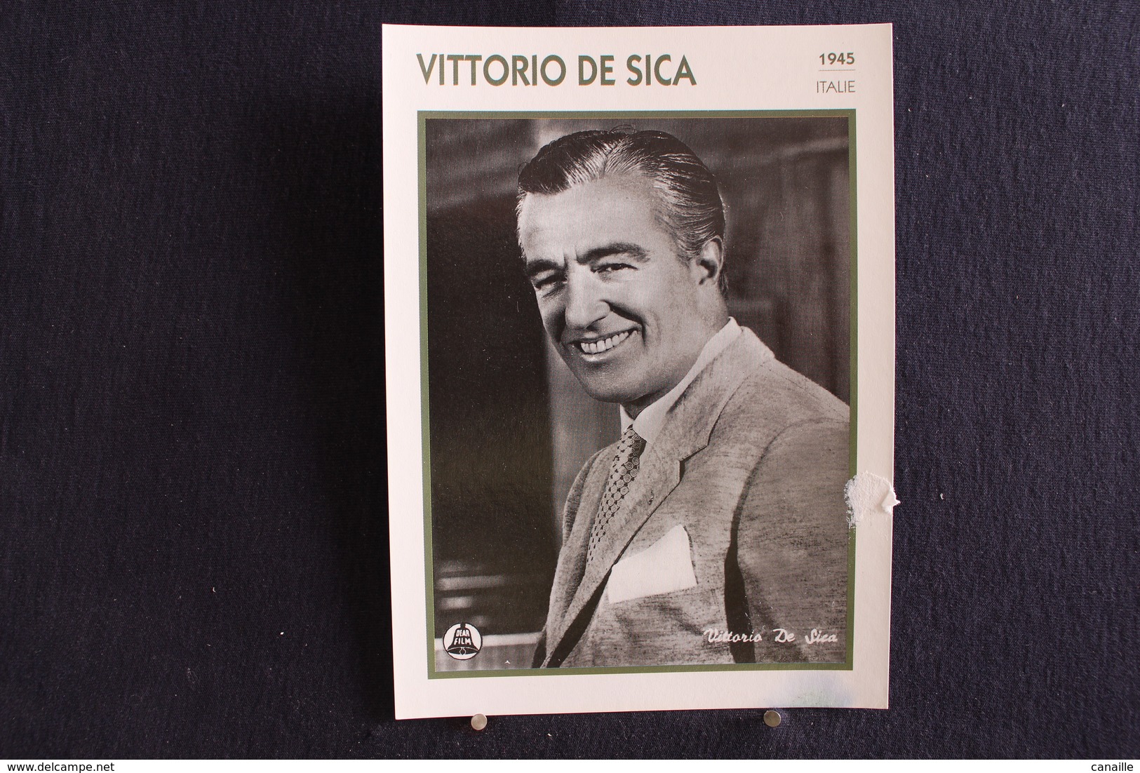 Sp-Acteur,metteur En Scène Italien,1945-Victtorio De Sica, Né à Sora (Italie),en 1901, Mort En 1974 à Neuilly-sur-Seine - Acteurs